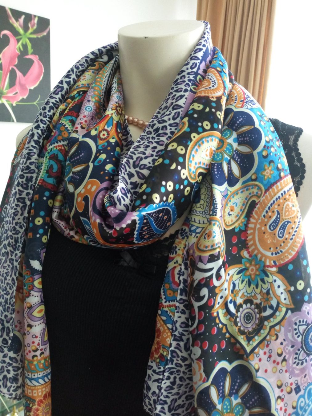 Foulard & Sciarpe: Gerard Pasquier seiden Schal Neu – Nuovo e nell'imballaggio originale da St.Gallen venduto da sendess