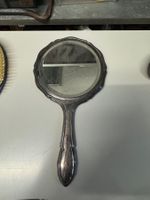 Antiker Handspiegel versilbert, Vintage Look für Dich!