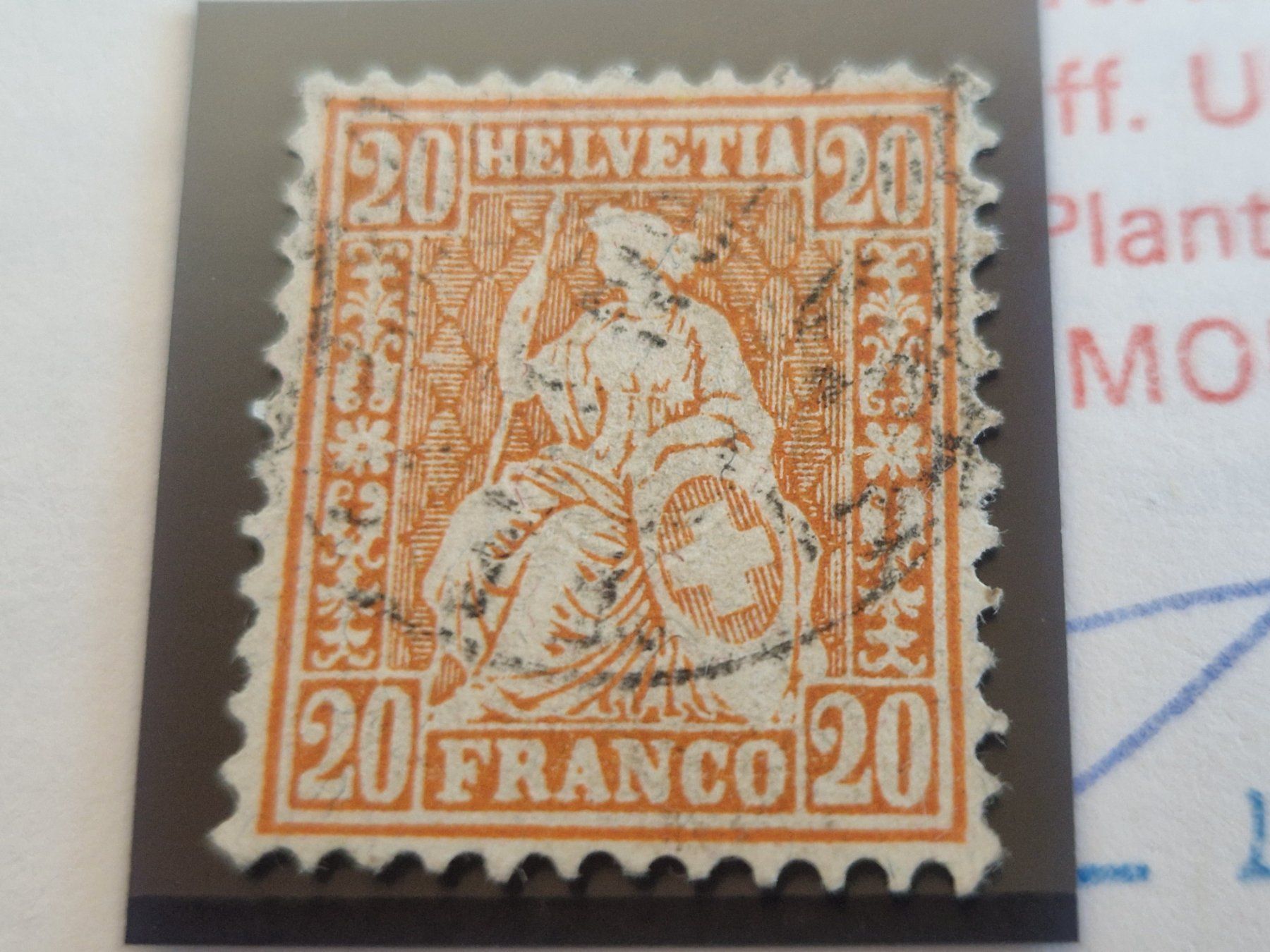Tous les timbres: Sitzende 48a, Attest, ab 1.- – D'occasion à Burgdorf par Glossy01 1