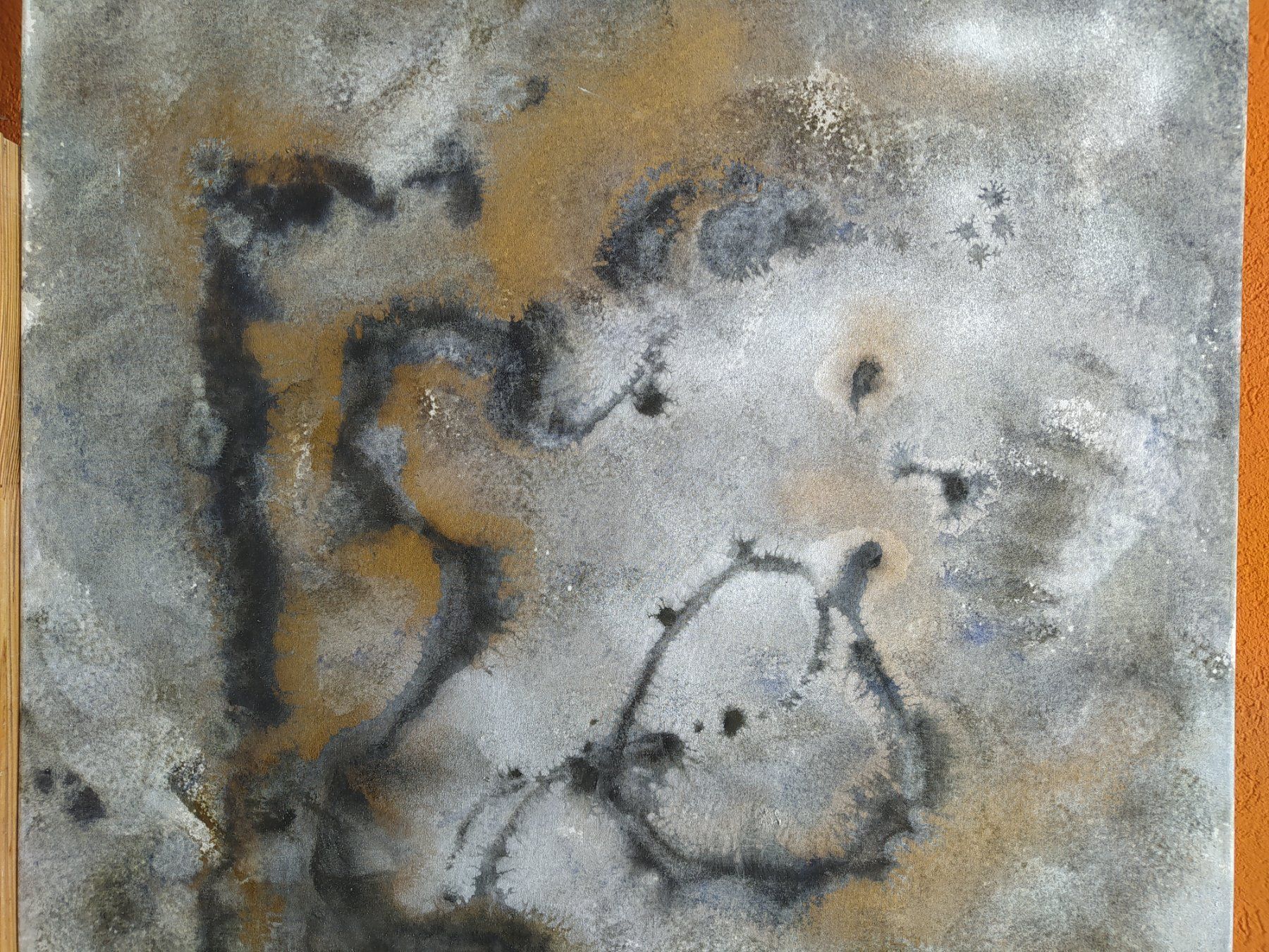 Gemälde: Grosses Originalgemälde Denis R. Wier – Gebraucht aus Bretzwil von nefith 3