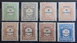 Angola Portugal Porto Kat. 21-28 * 1921