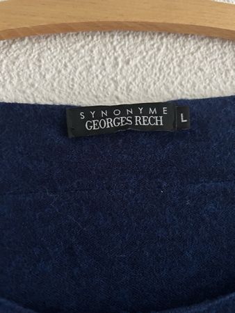 Pull Georges Rech bleu marine taille L, comme neuf!