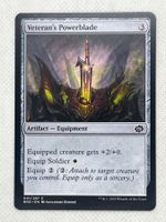 Magic The Gathering Veteran's Powerblade Karte guter Zustand