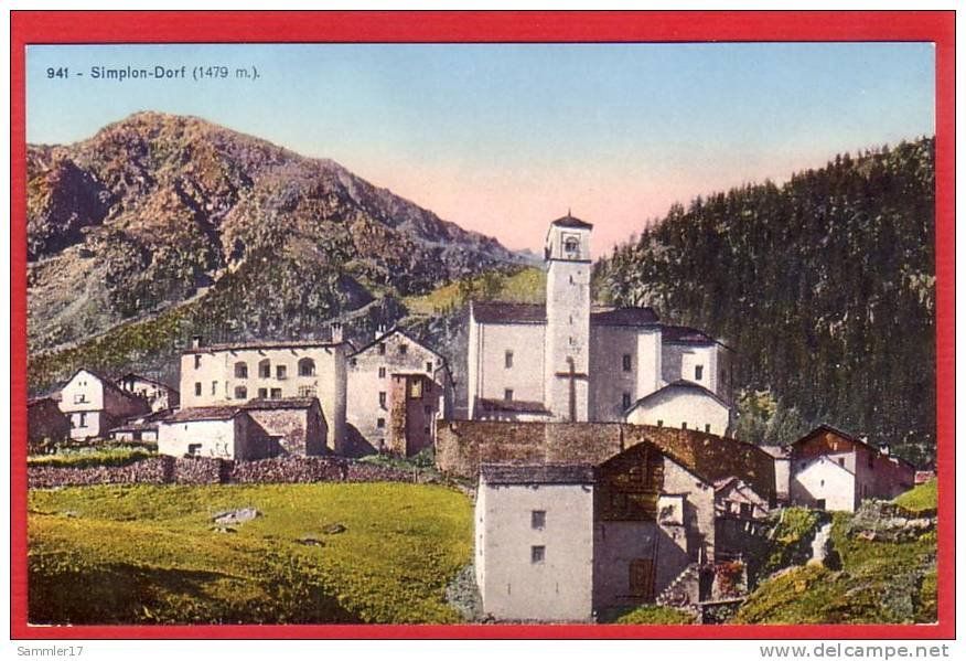 Cartoline postali: SIMPLON DORF – Usato da Grüningen venduto da Kartenlaube