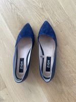 ZIGN Ballerina blue size 38 suede leather pointed toe