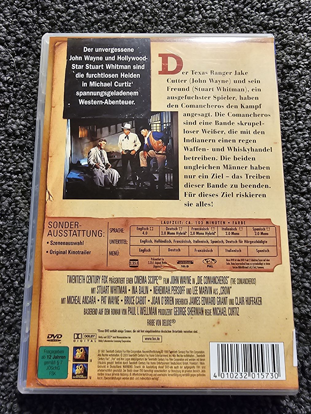 Tutti i DVDs: DVD: John Wayne - Die Comancheros (20226) – Usato da Ruswil venduto da jan_bxl5 1