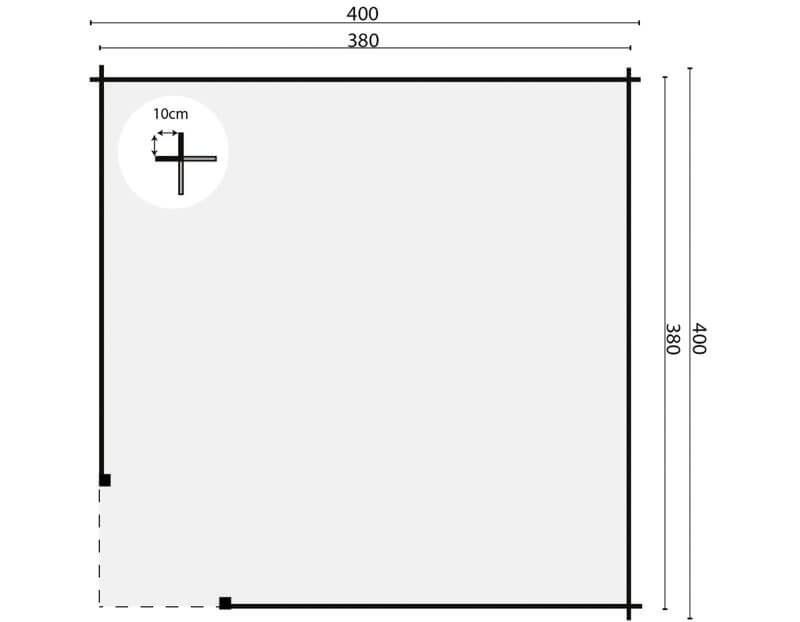 Rifugi: GartenPavillon Marit 44 mm Wandstärke – Nuovo e nell'imballaggio originale da Diepflingen venduto da Der_billige_max 1