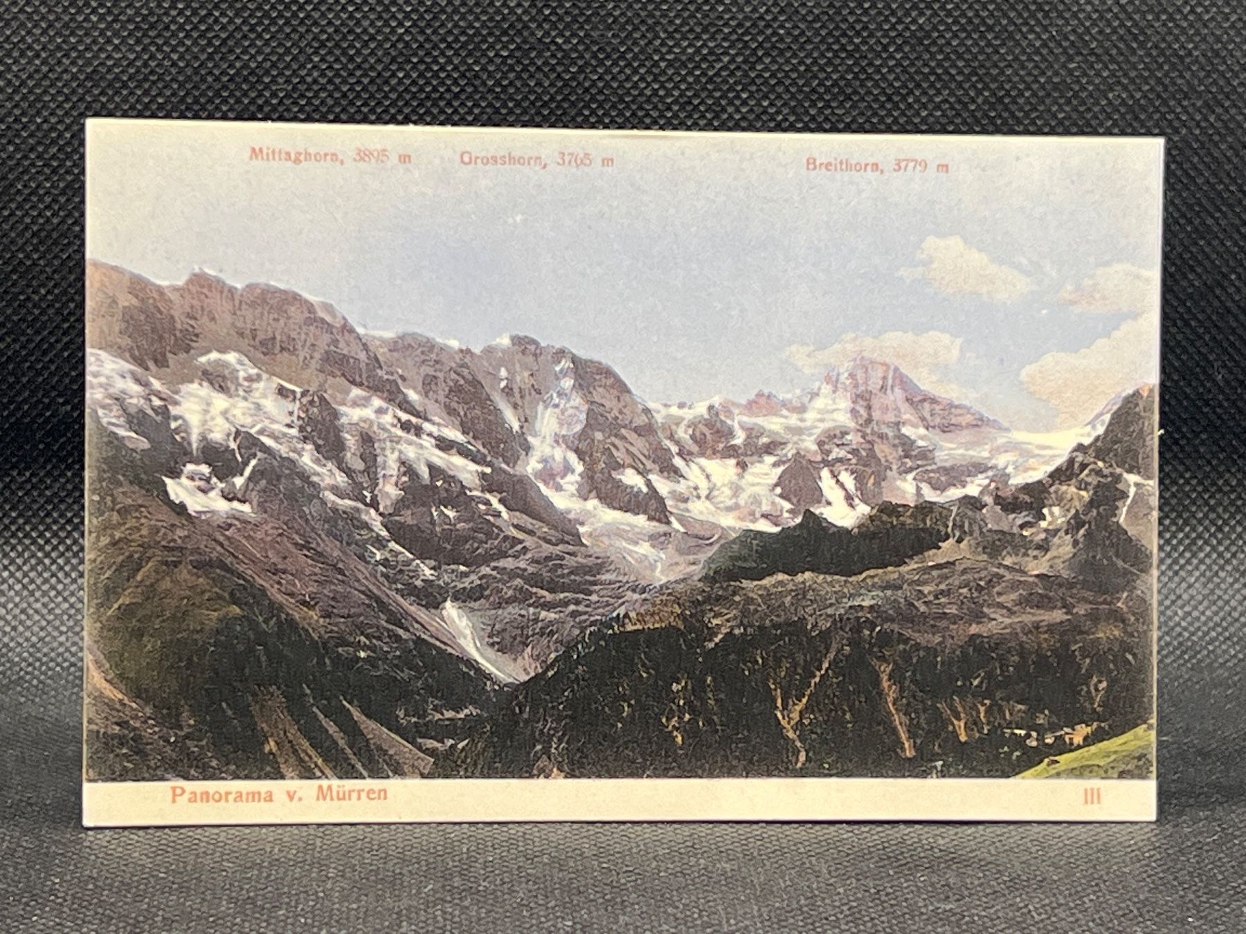 Cartes postales: Panorama von Mürren – D'occasion à Widnau par Brusi9