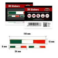 Italia Italien 3D Aufkleber Sticker 3er Set (Art. 407)