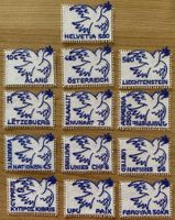 💥Gemeinschaftsprojekt Friedenstaube - 14 Stück - postfrisch