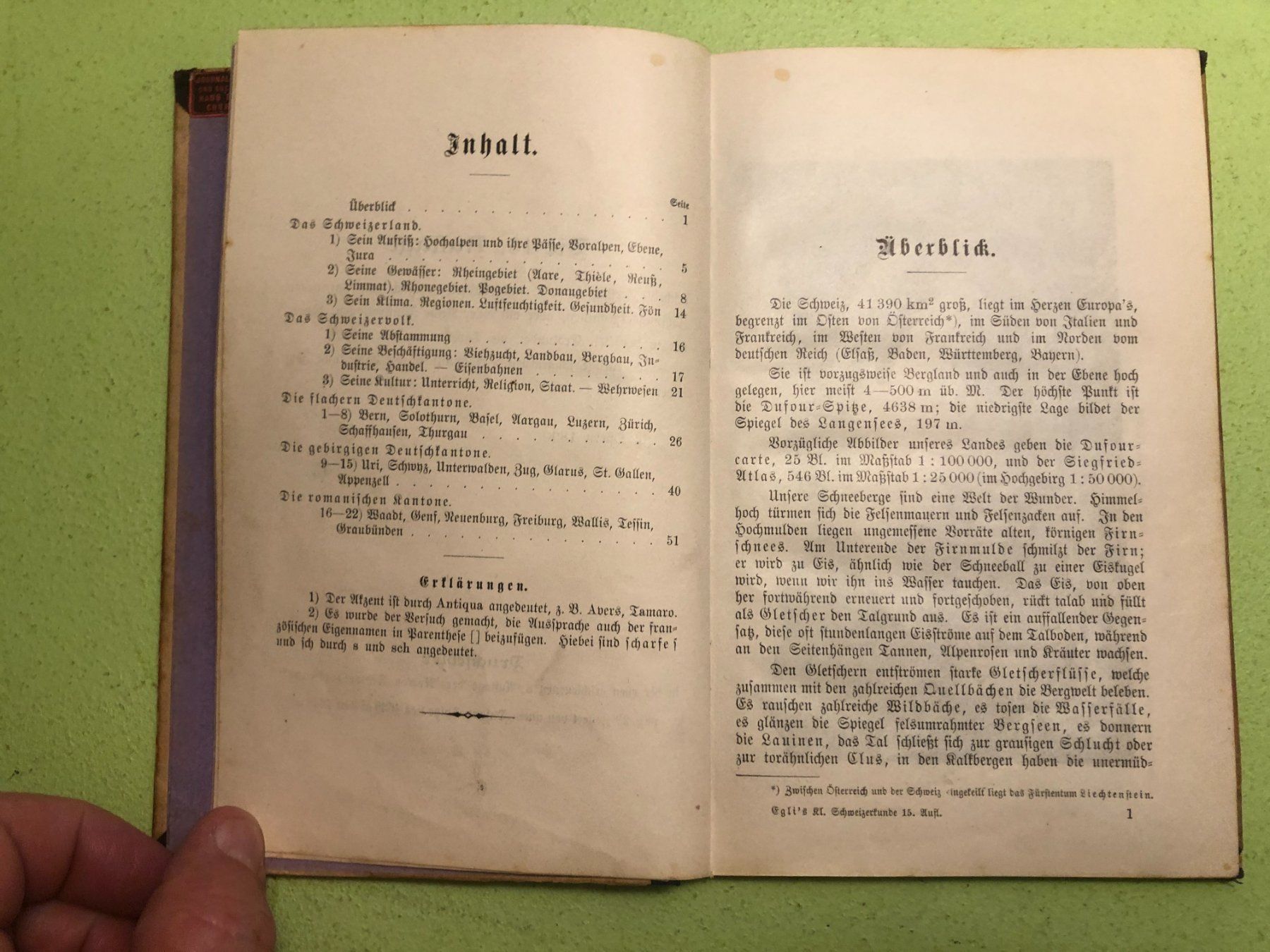 Libri: J.J. Egli: Kleine Schweizerkunde – Usato da Zürich venduto da allp 2