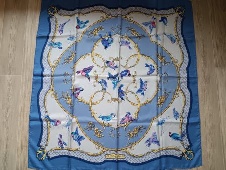 HERMES "LA CLE DES CHAMPS" CARRE 90 CM