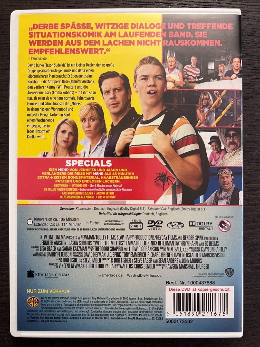 Tutti i DVDs: Wir sind die Millers – Usato da Zürich venduto da FilmFreunde 1