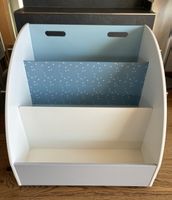 Kinderbuchregal blau weiss mit Sternen guter Zustand