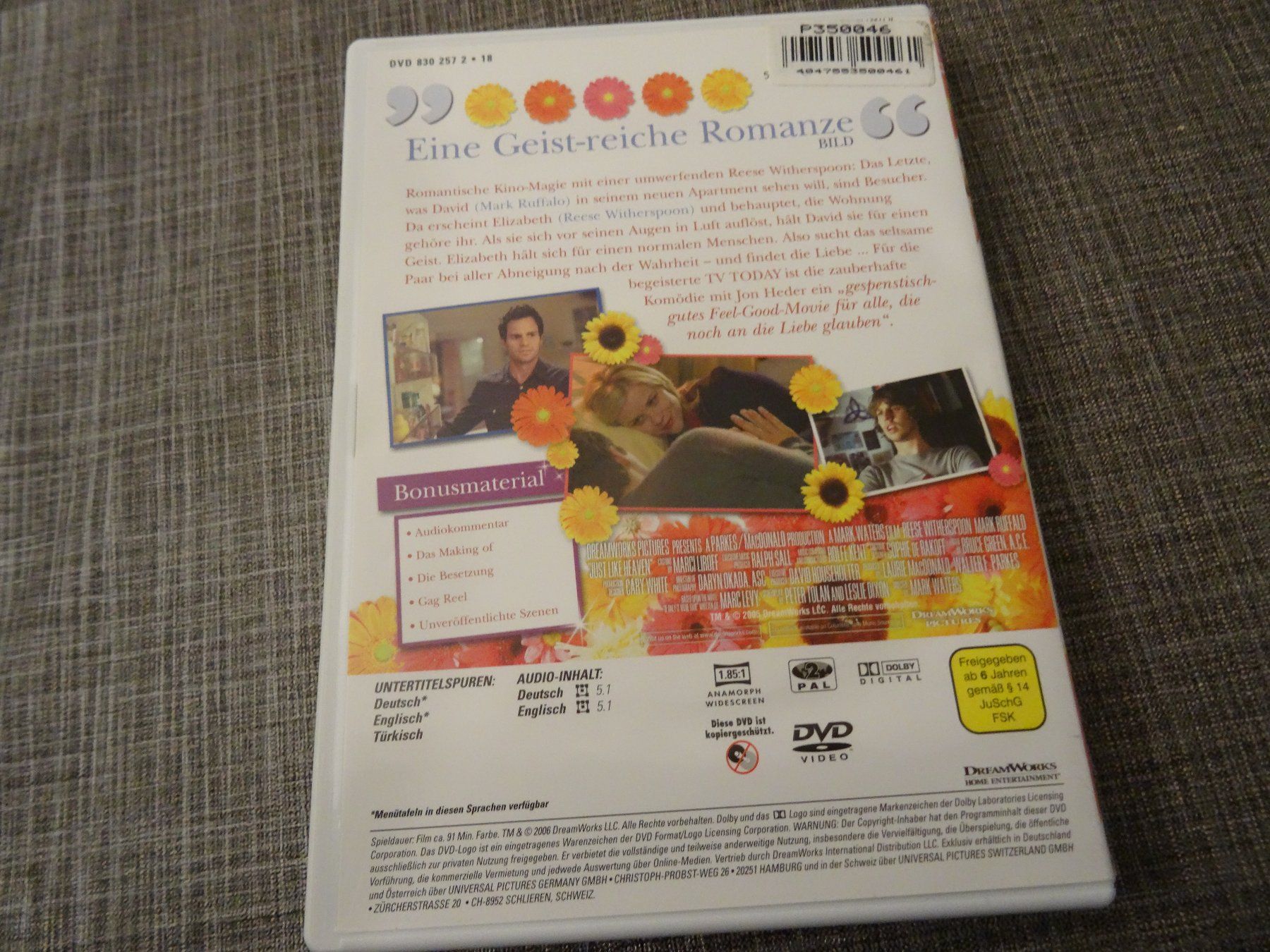 Tutti i DVDs: Solange du da bist DVD – Usato da Olten venduto da Disc-Verkauf 2