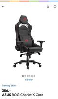 ASUS ROG Chariot X Core Gaming-Stuhl (inkl. Gummirollen)