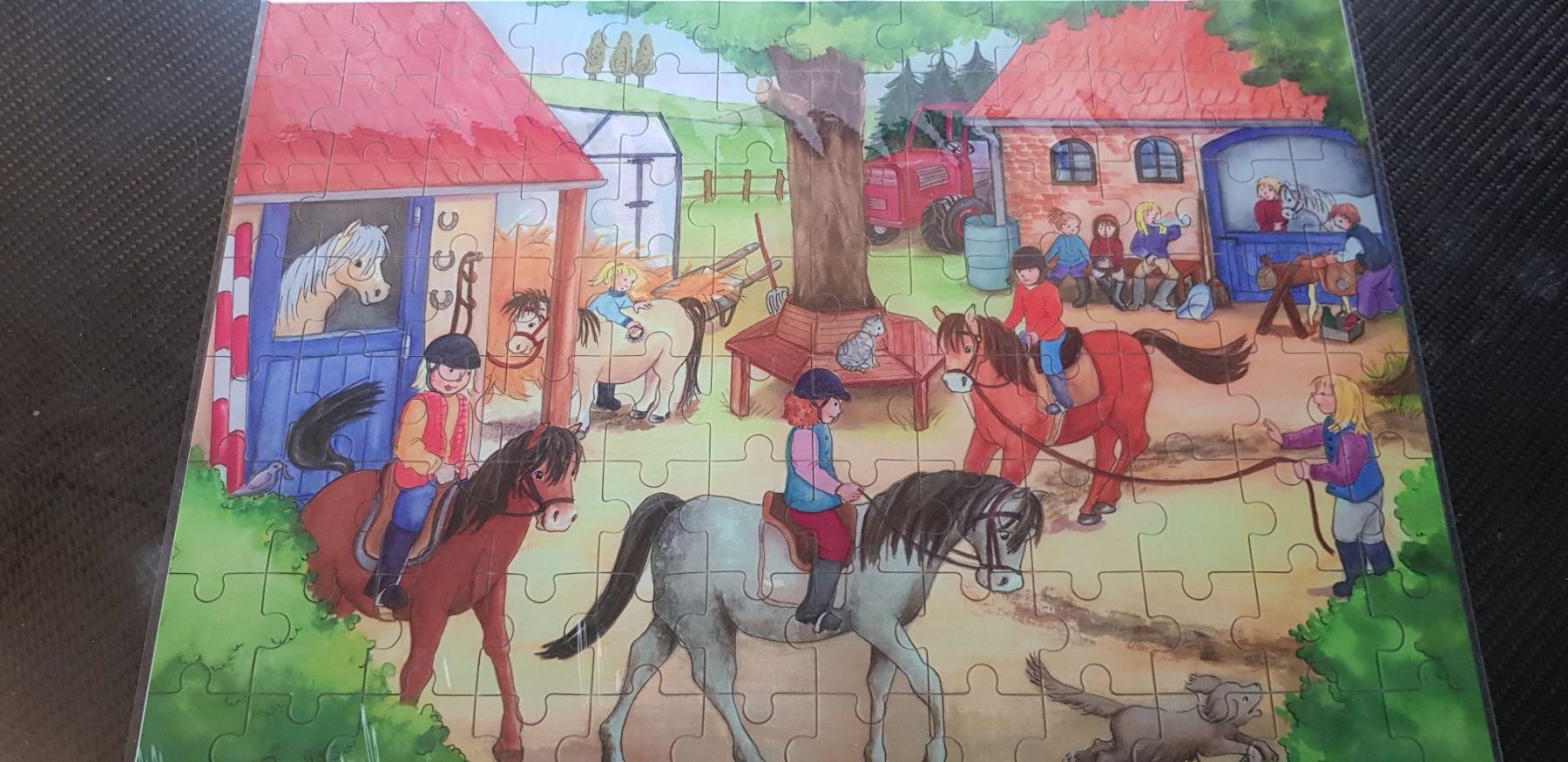 Puzzles: Goki Holzpuzzle Reiterhof – Gebraucht aus Dietikon von grafad 1