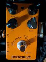 Pédale d'effet overdrive