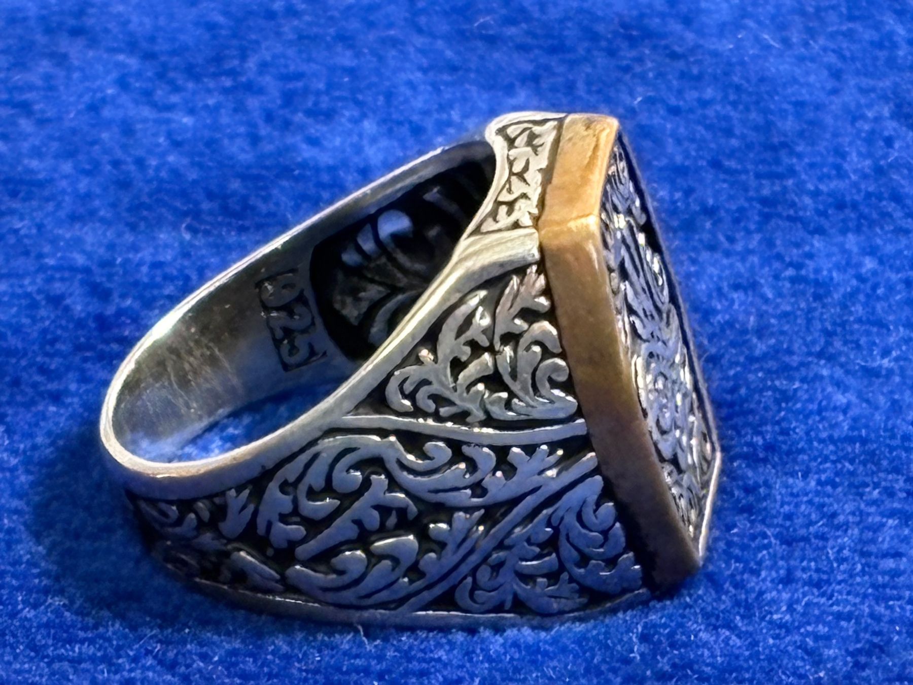 Anelli: Herrenring 925 Silber, Grösse 22 – Usato da St. Peterzell venduto da verena40 1