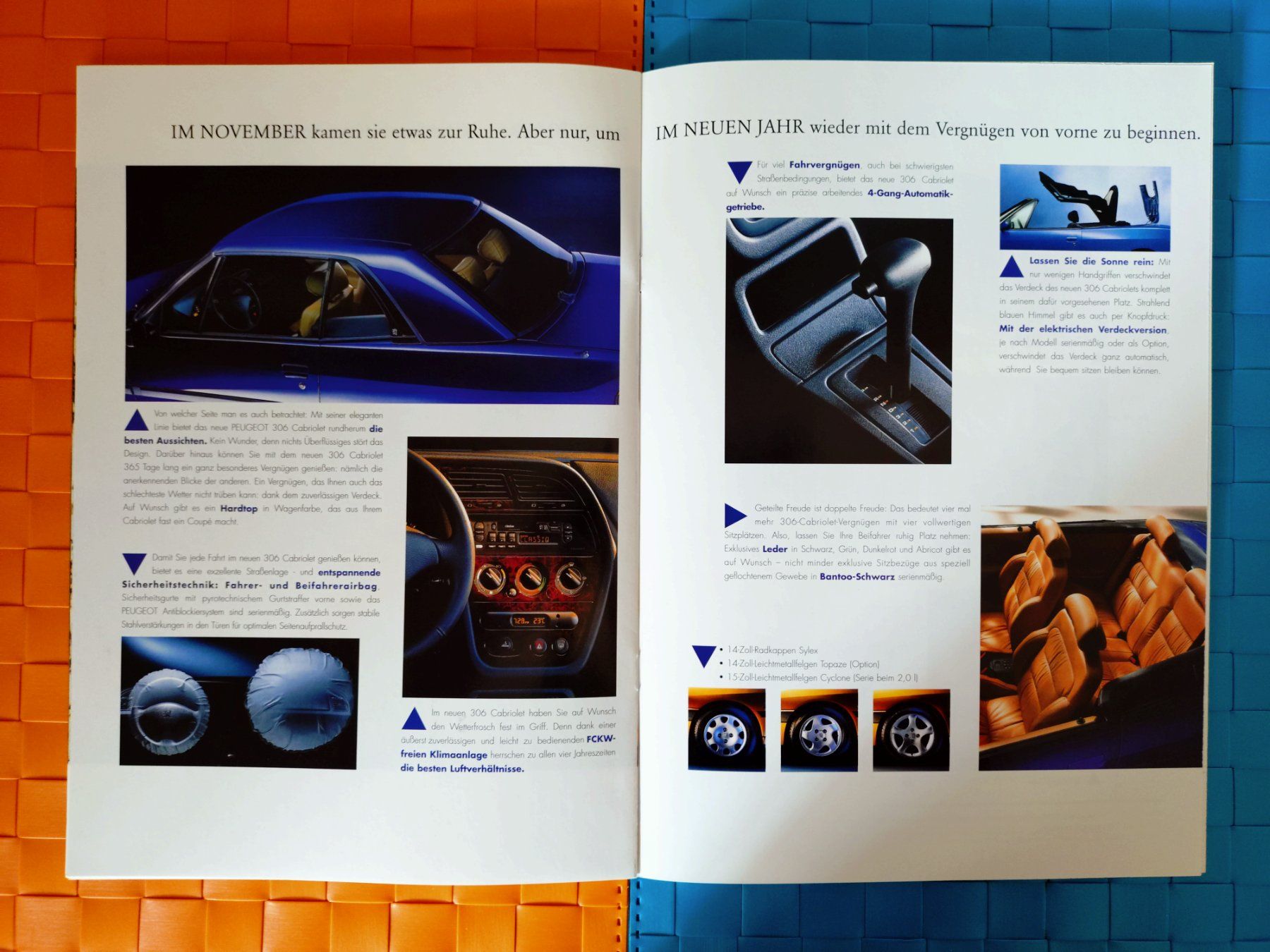 Renault Documenti: PEUGEOT 306 CABRIOLET - Prospekt / Katalog – Usato da Viganello venduto da CARLiteratur 3