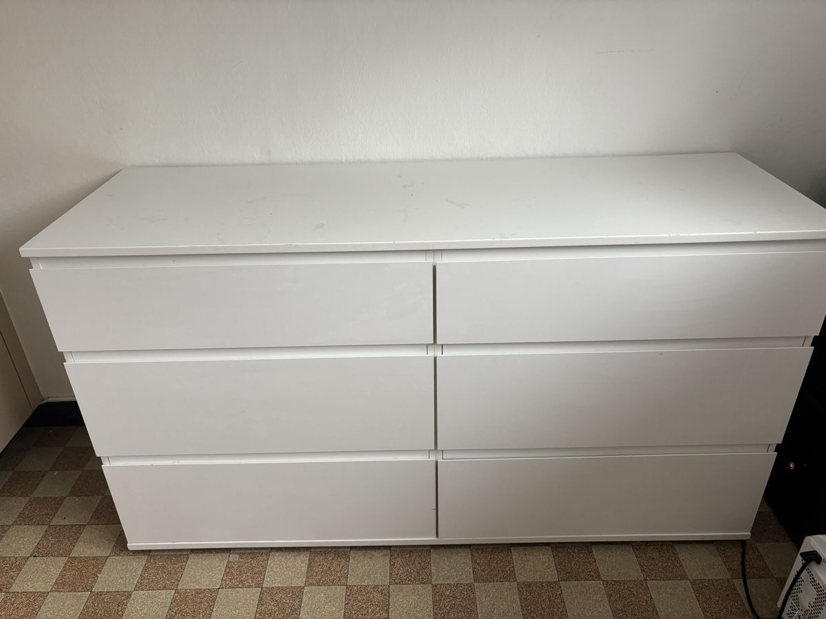 Ikea Kommoden: Kommode IKEA Malm weiss 6 Schubladen 150cm x 50cm – Gebraucht aus Frauenfeld von myl_msh9 1