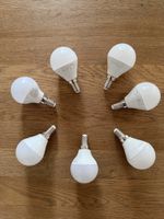 7 LED Leuchtmittel E14 7 Stück gebraucht funktionsfähig