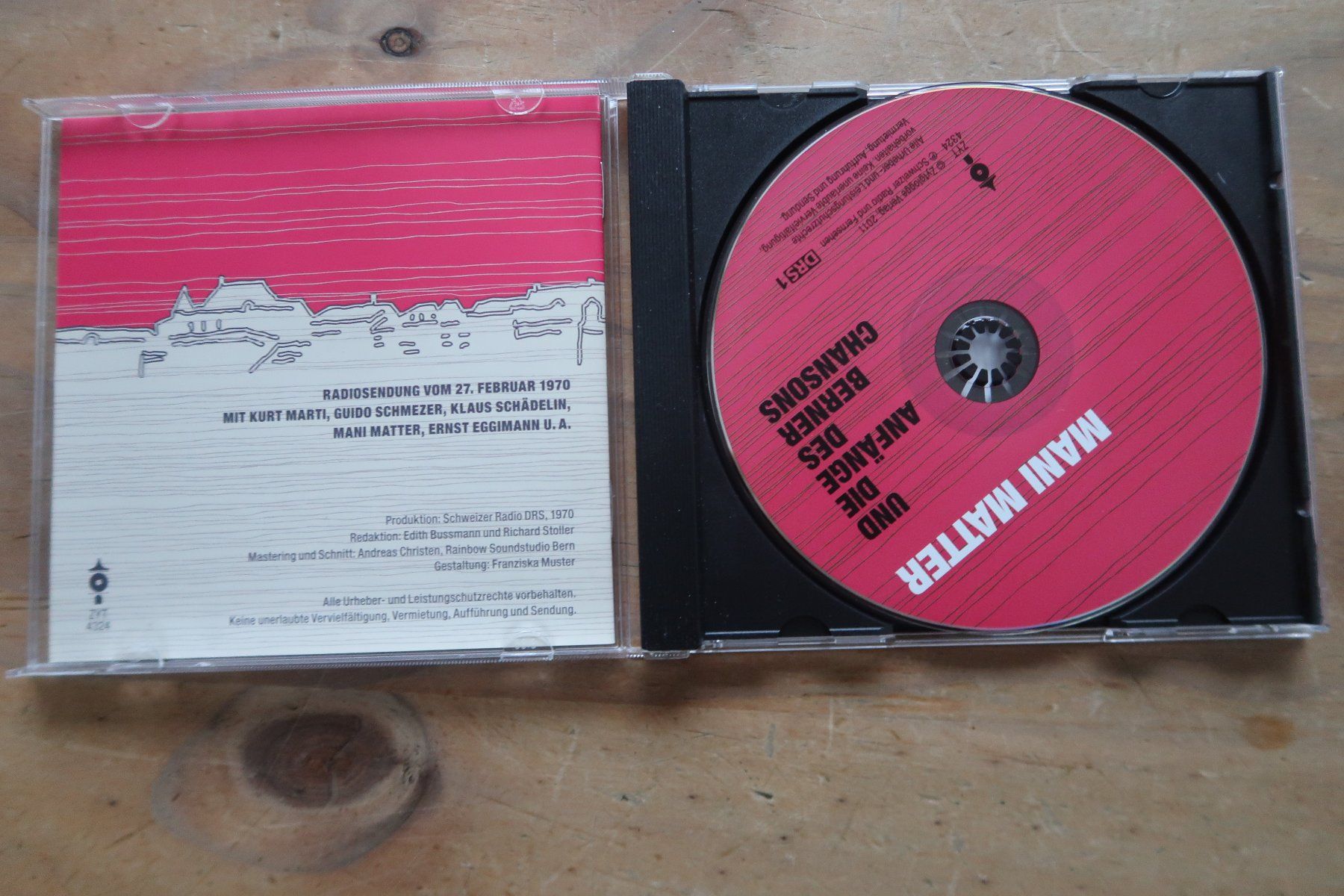 CDs: MANI MATTER - UND DIE ANFÄNGE DES BERNER CHANSONS - CD – Gebraucht aus Basel von Patiscat 3