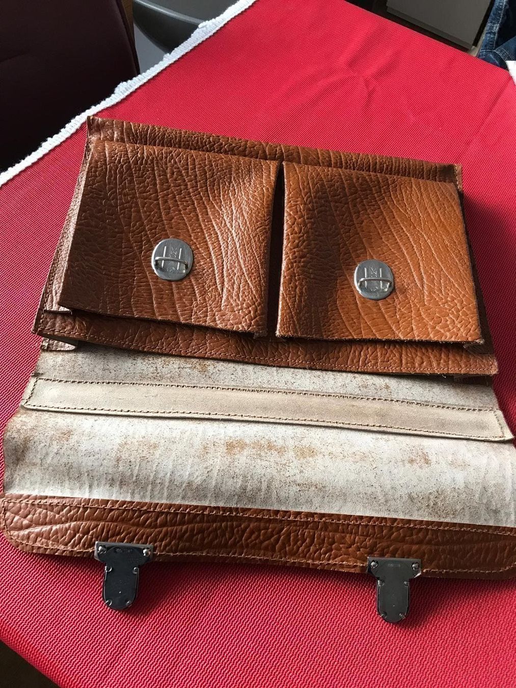 Borse: Alte Homa Ledertasche – Usato da Burgdorf venduto da interstellar2 3