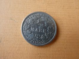 Dt. Reich 1906 F, 1/2 Silbermark