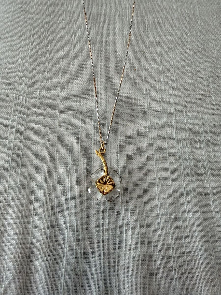 Swarovski Catenine: Swarovski Kleeblatt Blumen Halskette – Usato da Bern venduto da Wil.Wayne 2