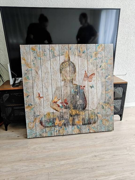 Dipinti: Holzbild mit Buddha Motiv – Usato da Winterthur venduto da _TobyMac_