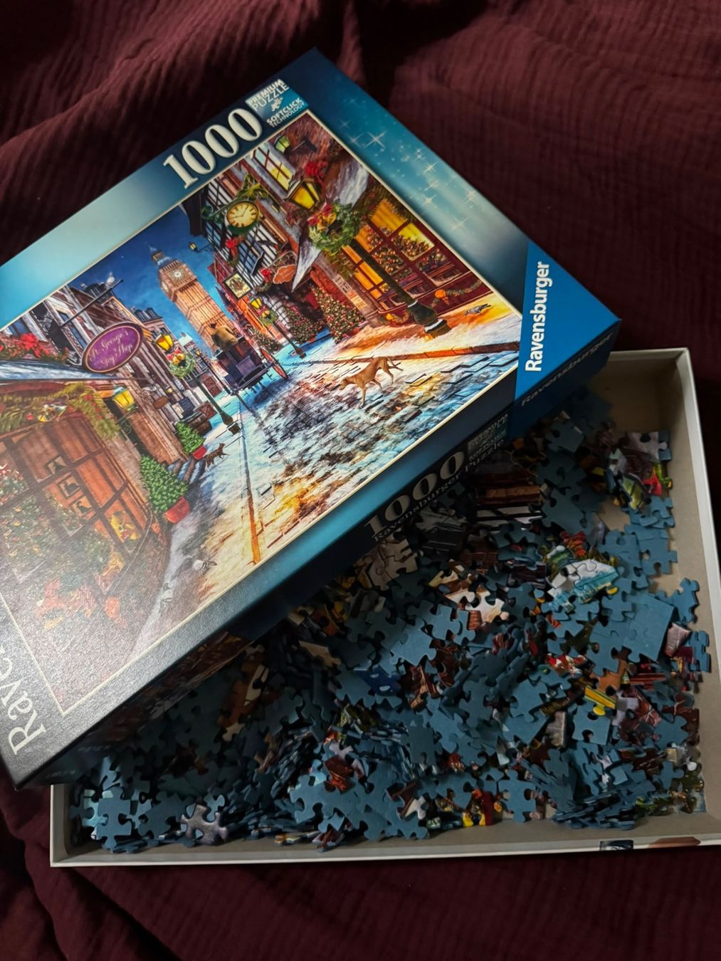 Ravensburger Puzzles: Puzzle Ravensburger 1000 pièces Noël – Neu (gemäss Beschreibung) aus Genève von adrianito34 1