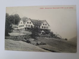 Ansichtskarte Sanatorium Braunwald (1150 m) ob Linthal R3