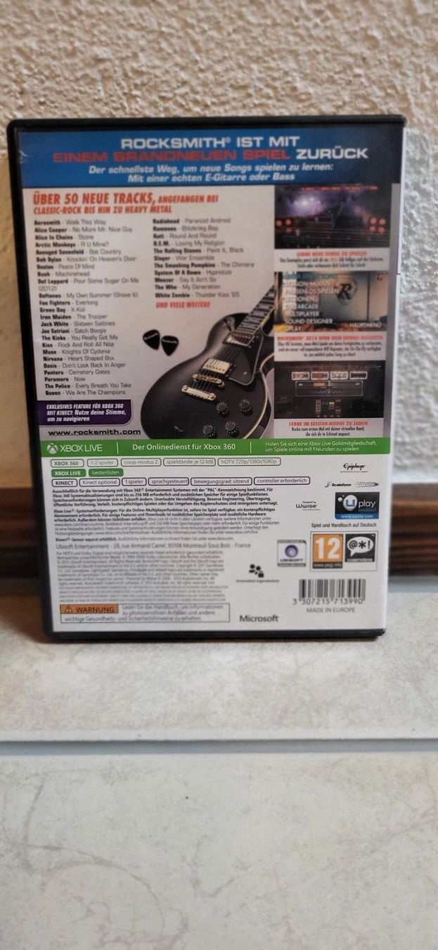 Microsoft Giochi: Xbox 360 Spiel - Rocksmith 2014 – Usato da Münsingen venduto da Heroism2010 1