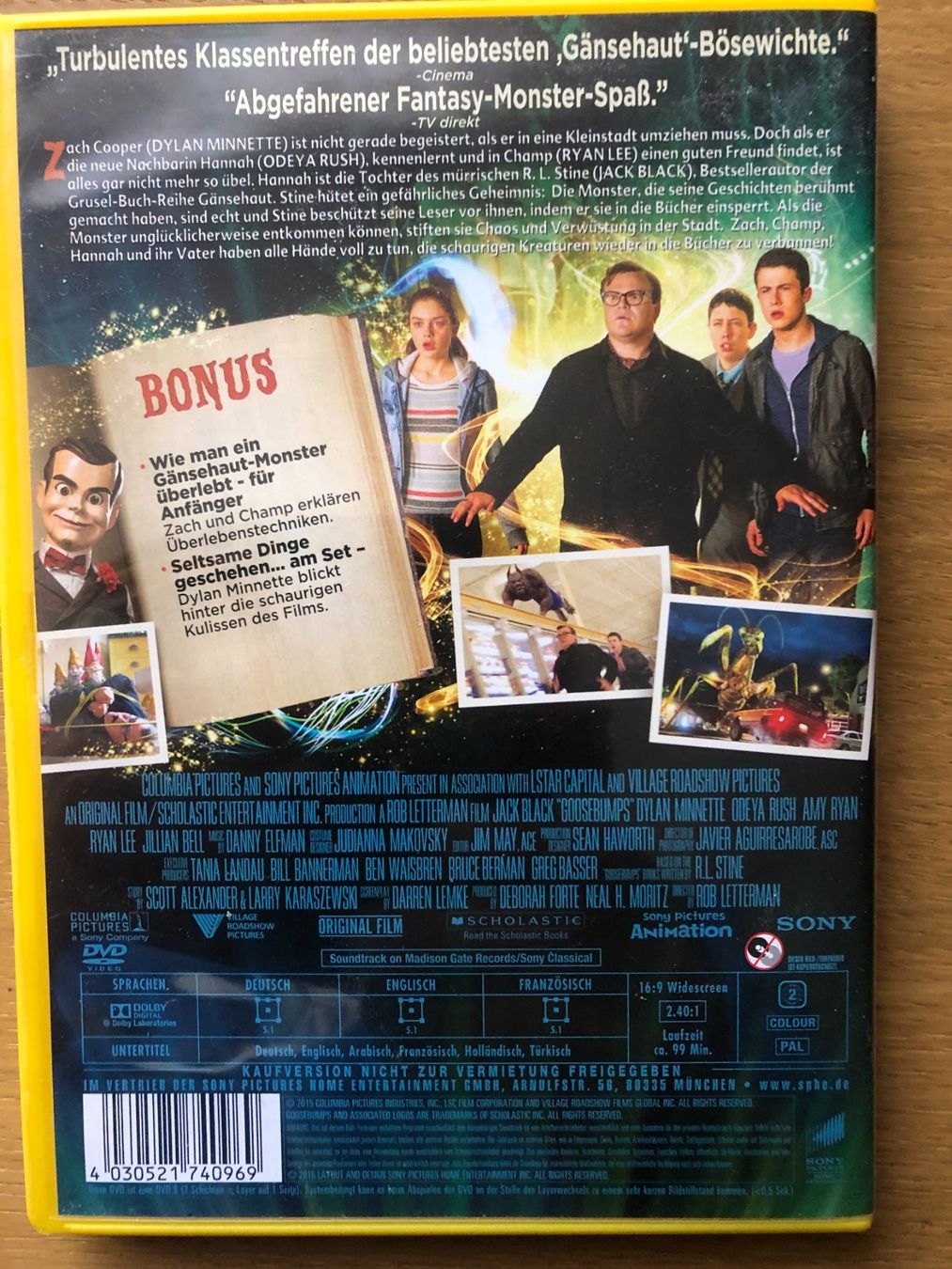 Tutti i DVDs: Gänsehaut – Usato da Basel venduto da jannickpascal 1