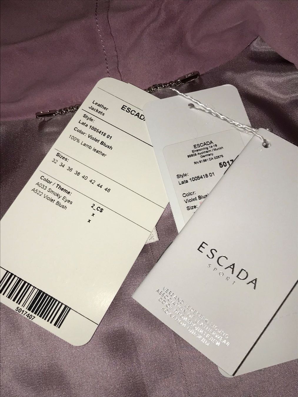 Escada Giacche: Elegante Jacke ESCADA – Nuovo e nell'imballaggio originale da Stäfa venduto da Exclusive0 7