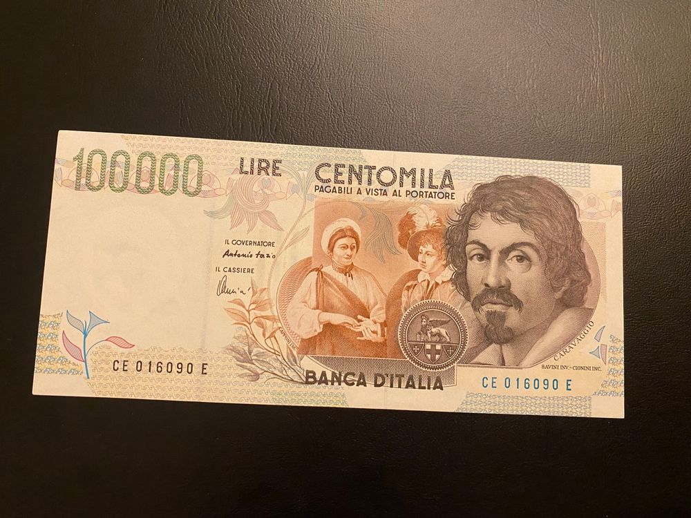 100000 Lire bankfrisch Kaufen auf Ricardo