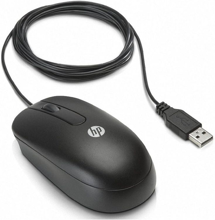 Maus HP MOFYUO - USB Optical 2-Button Scroll Mouse **NEU** (Neu und ...