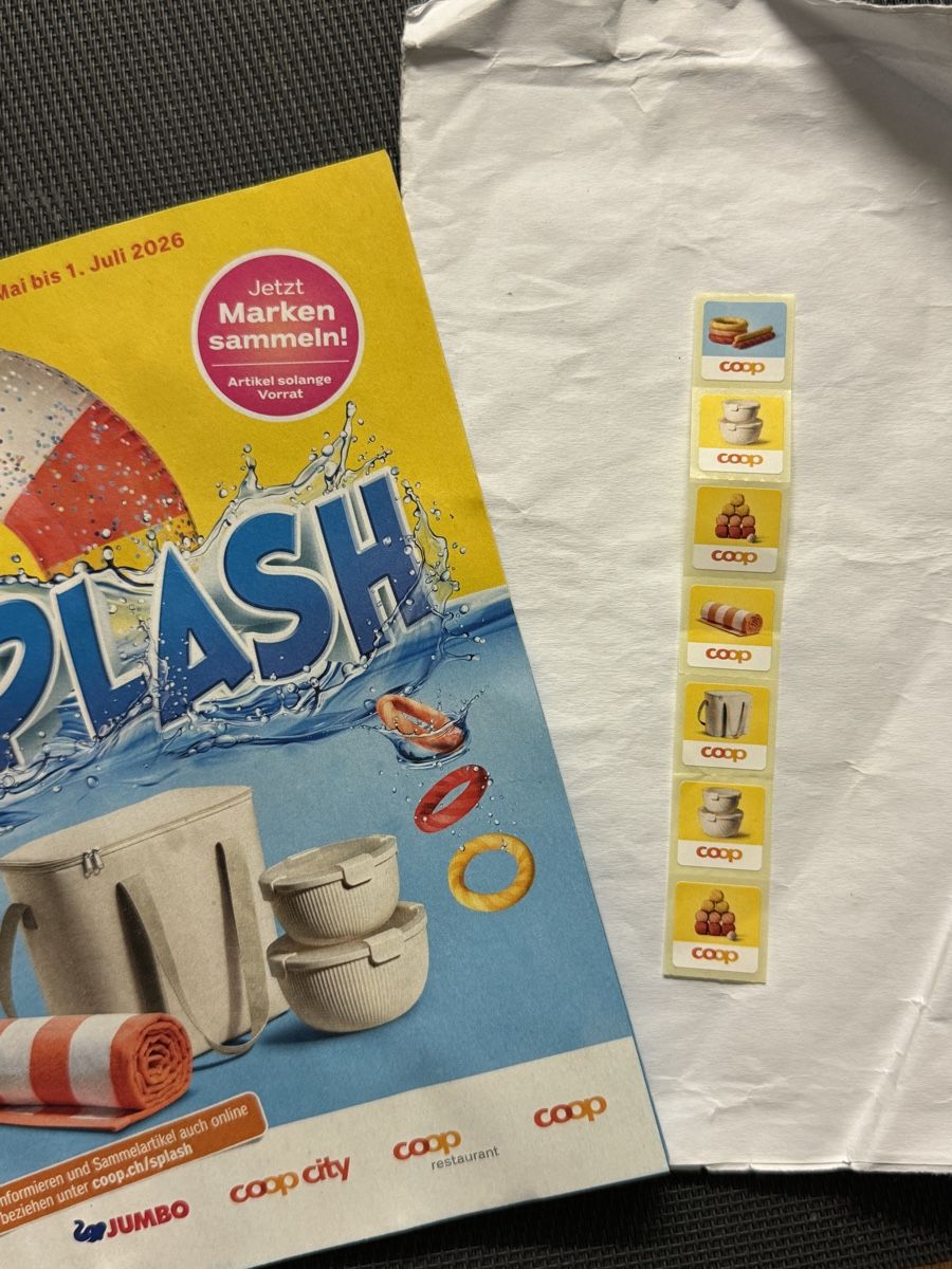 Coop Timbres & points: Coop Sommer Splash 07 Märkli – Neuf (Voir description) à Biel/Bienne par kao_kfk2 1