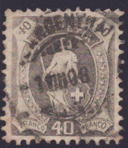 Tutti i francobolli: Nr 97A oblitération 1.VIII.08 – Usato da Delémont venduto da Silte
