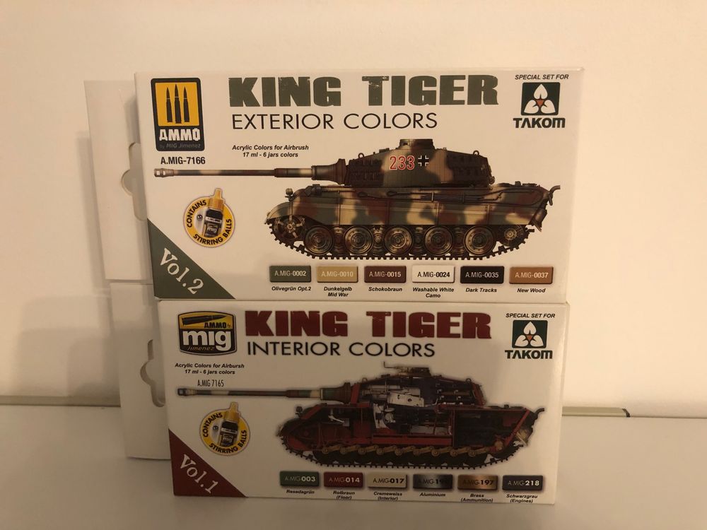 King Tiger Porsche Turret w/Zimmerit et Full interior 1/35 | Kaufen auf ...