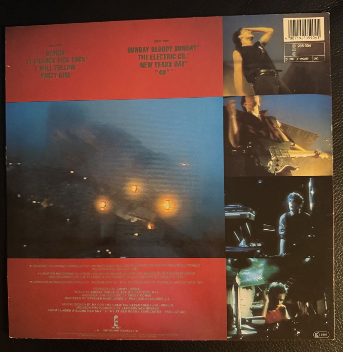 Dischi in vinile: U2 Live Under a Blood Red Sky   Schallplatte – Usato da Goldach venduto da Donpancho 1