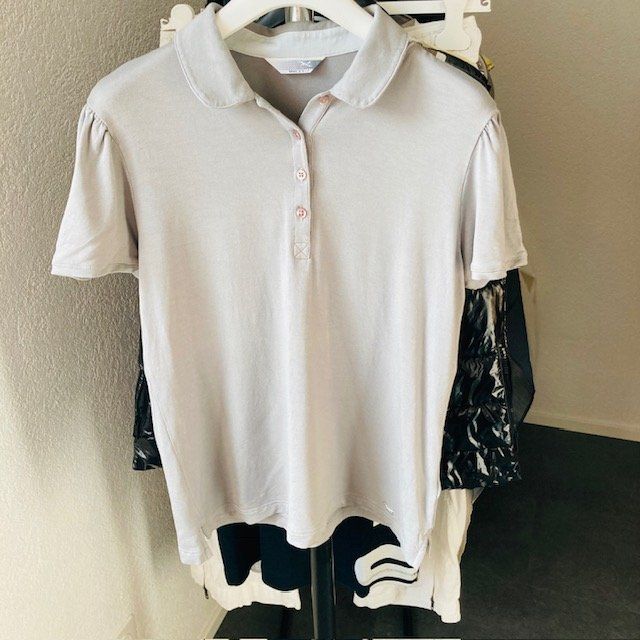 Brax Magliette Polo: Brax Damen Golf Poloshirt Gr. 38 hellgrau – Usato da Untervaz venduto da AndreaC04 2