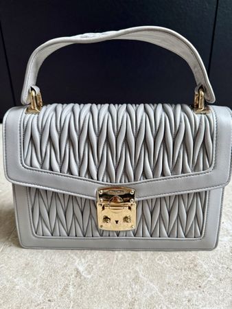 Iconic Miu Miu matelassé leather bag