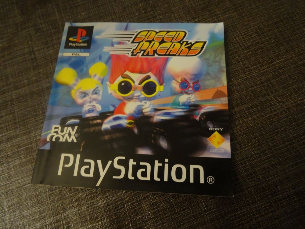 Speed Freaks PS1 - PROMO PRESS Sony - Version PAL UK - Très Bon état Complet