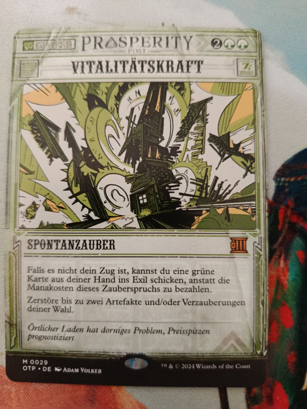 Magic The Gathering Carte collezionabili: Vitalitätskraft - Magic the gathering – Nuovo (secondo la descrizione) da Basel venduto da Pennalti