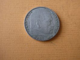 Dt. Reich 1938 A, 2 Reichsmark     Silber