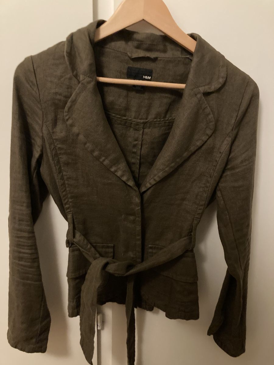 H&M Giacche: Kaki Grün Blazer, Gr. 36 – Usato da Azmoos venduto da alix001