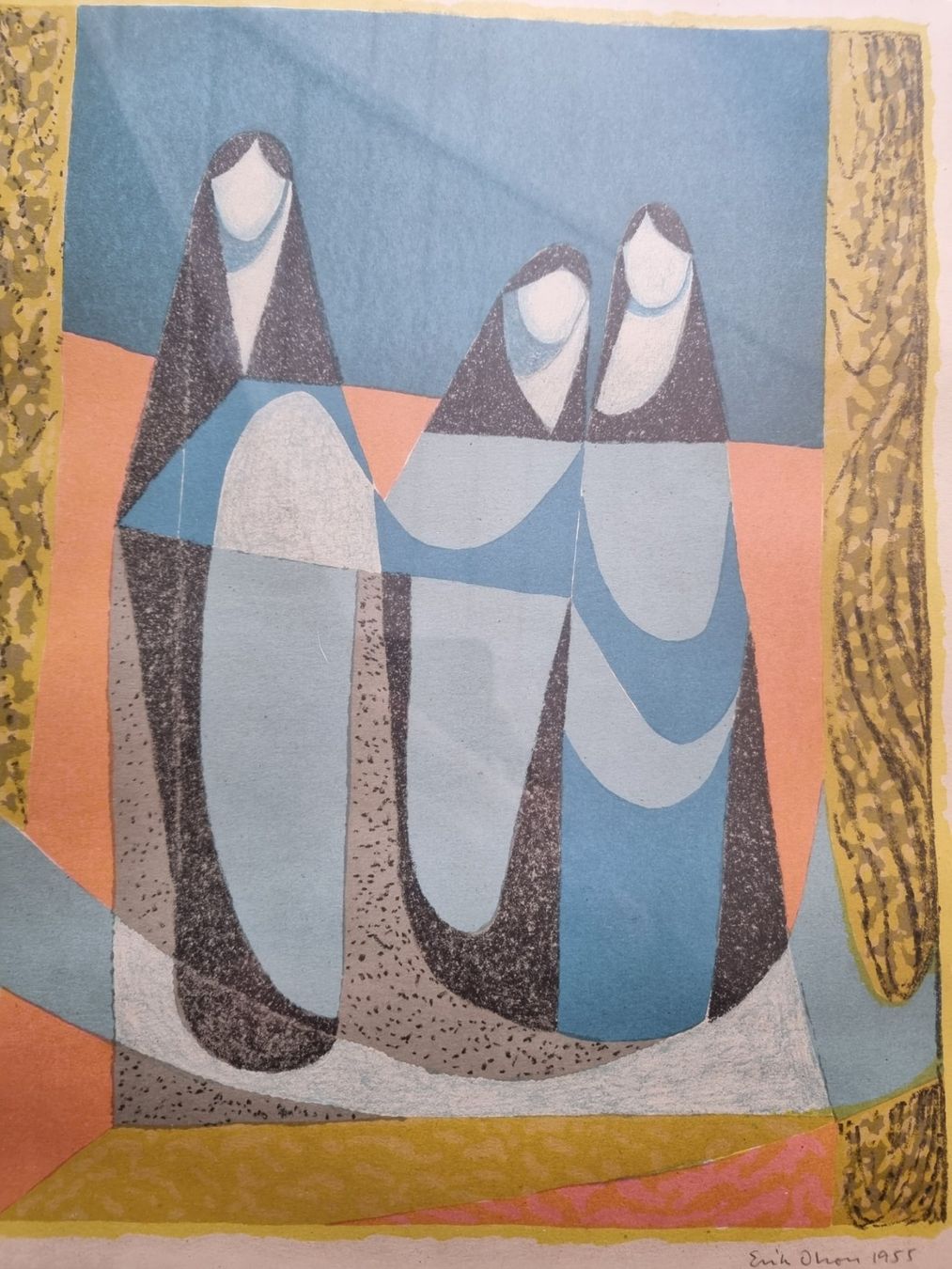 Arts picturaux & lithographies: ERIK JOHN LITHOGRAPHIE SIGNIERT NUMMERIERT – D'occasion à Gersau par grafik-kunst 3