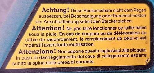 Tutti gli attrezzi: Elektroheckenschere, Heckenschere, Gartenschere – Usato da Dottikon venduto da rolisidi 4